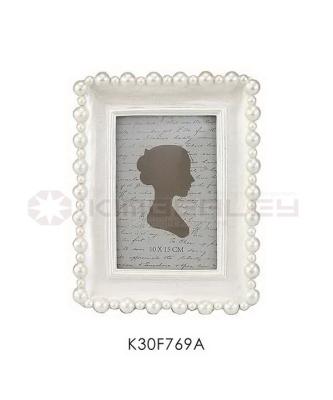 China Modern Ocean/PEARL LIKE DECOR RESIN POLY PHOTO FRAME for sale