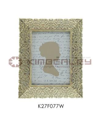 China Folk Art 3D LIKE WOODEN PHOTO FRAME CARVED POLY RESIN PHOTO FRAME FOR HOME DECORATION for sale