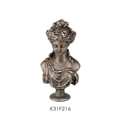 China Classic Europe sculpture statue figurine in bronze ceramic or resin flocking for table and wall decoration sketching model for sale