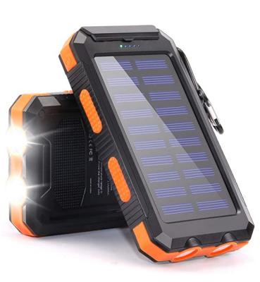 China Carry Solar Wireless Power Easy Bank 20000 Mah Led Light Solar Powerful Fast Charging Mobile Outdoor Charger for sale