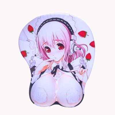 China With Wrist Rest Gifts Sexy Pictures Full Of Promotional Custom Cute Office Gaming Nerd Sublimation Mouse Pad Anime Girls Gel Mousepad for sale