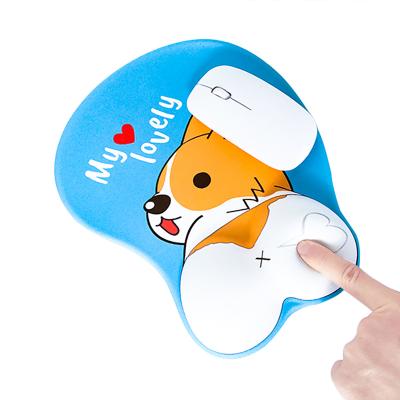 China Wholesale custom advertising cartoon donkey gel interesting interesting comfortable mouse pad soft and comfortable for sale