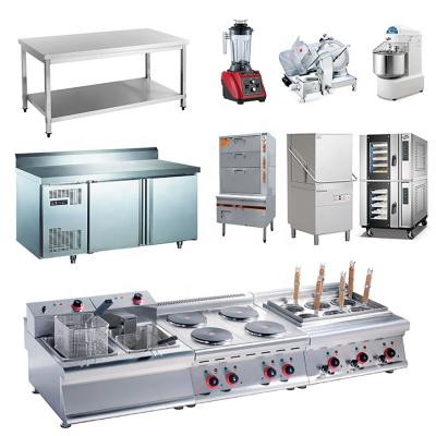 China Restaurant Kitchen Project Restaurant Cooking Western Kitchen Equipment Kitchen Equipment Sets for sale