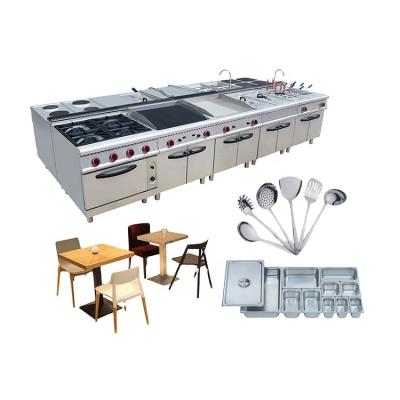 China Restaruant / Commercial One Stop Kitchen Solution Project / CHEFS Fast Food Restaurant Kitchen Equipment for sale