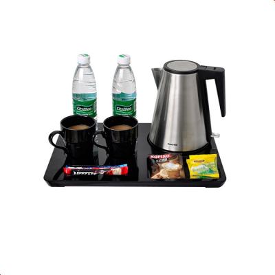 China Hotel Room Hotel Amenities Electric Kettle Hospitality Welcome Tray for sale