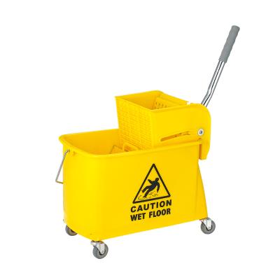 China Sustainable Professional Supplies Floor Wringer Cleaning Cart for sale