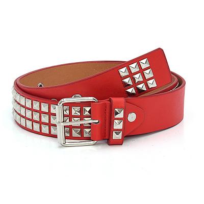 China Wholesale Fashion Fashion Convenient Belt Men's PU Leather Belts Women's Belt With Rivet for sale