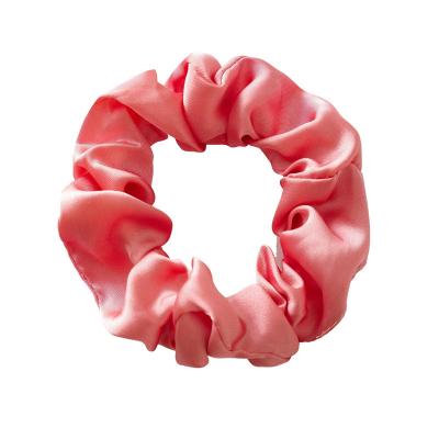 China European and American Small Intestine Ring Girls Hair Scrunchies Fashion Jewelry Satin Candy Color Solid Color Cloth Ponytail Holders for sale