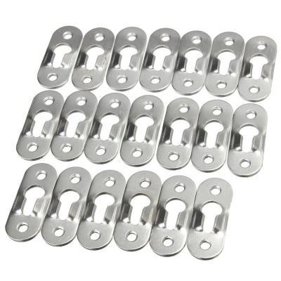 China Retail Industry Picture Hanger Picture Painting Fastener 44mm Metal Keyhole Hanger Clip for sale