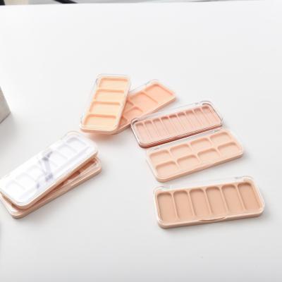 China Recycled Materials Eye Shadow Tray Container Palette For Women Color Makeup Packaging Case Empty Box Factory for sale