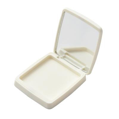 China Recycled Materials Compact Make Up Box With Mirror Quality Plastic Empty Cosmetic Box for sale