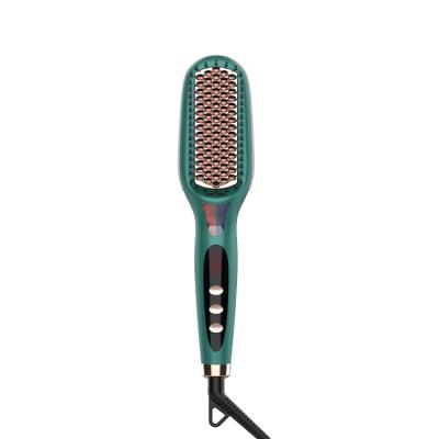 China Durable Compact Hair Straightener Electric Straight Hair Comb Brush for sale