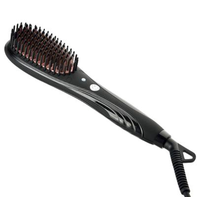 China Compact Ceramic Hair Straightener Straightening Smooth Comb Sweep Passionate Electric Hair Straightener Brush for sale