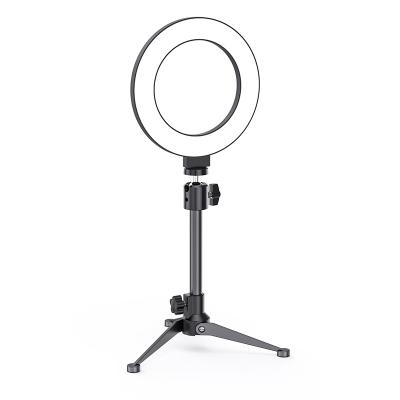 China Dason.S Mobile Phone Live Beauty Light Universal Led Ring Lamp Light 10 Inch Tripod Selfie Ring Light Beauty Lamp Phone Light for sale