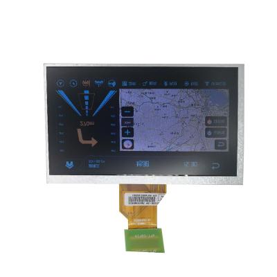 China Vehicle / Industrial Control 7.0 Inch TN TFT 800*480 Custom Small Size Advertising Screen LCD Display Panel for sale