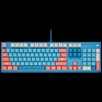 China Anti-Ghosting USB Wired Gaming Glow Keyboard 104 Keys CHERRY MX LED Rainbow Mechanical Suspended Backlit Keyboards For PC Computer Laptop for sale