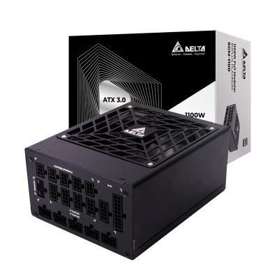 China DELTA desktop 1300W ATX rated PSU. High End PC Power Supply PC 80 Plus Platinum OEM/ODM ATX3.0 PCIE5.0 12V HPWR Power Supply for sale