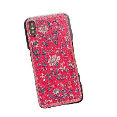 China 2019 Chinese Style Chinese Style Phone Case IMD Printing Slim Soft TPU Cell Phone Cove For iPhone X/XR for sale