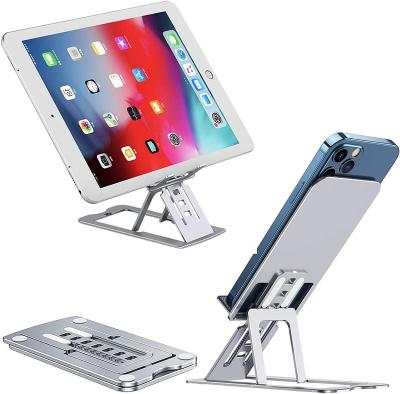 China Universal Mobile Phone Stand Portable Home Portable Phone Stand Aluminum Alloy Tablet Holder for sale