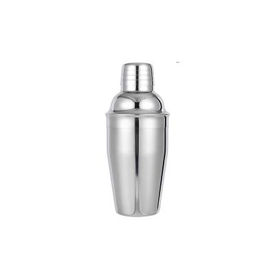 China Metal Customized Stainless Steel Bartender Boston Barware Metal Cocktail Shaker for sale