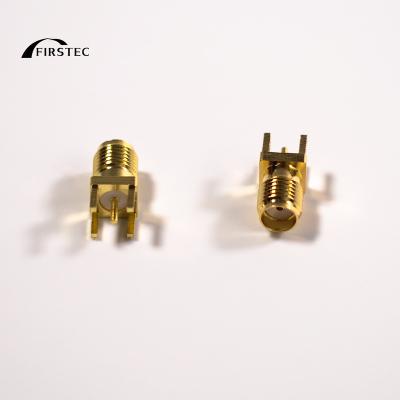 China High Quality Customized Panel 4 Pin Mount Rca S m A PCB Holder Connector For Industry Use SMA-50KE for sale