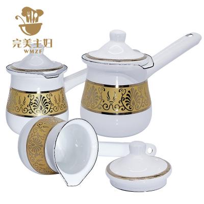 China Viable Arab Coffee Pot Tool Kit Ceramic Glass Small Pots For Kitchen Use for sale