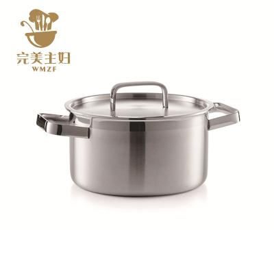 China New Sustainable Soup Pot Thickened Stainless Steel Pot Induction Cooker Gift Supplies Uncoated Pots And Pans for sale