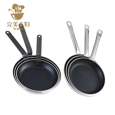 China Viable Hot Sale Hotel Style Nonstick Restaurant Pan Custom Size Egg Frying Pan Kitchen Use for sale