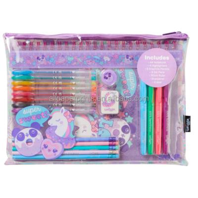 China office & School Pen Ice Creamery Sparkle Marker Pack Mix Pack Essentials A5 Stationery Kit for sale