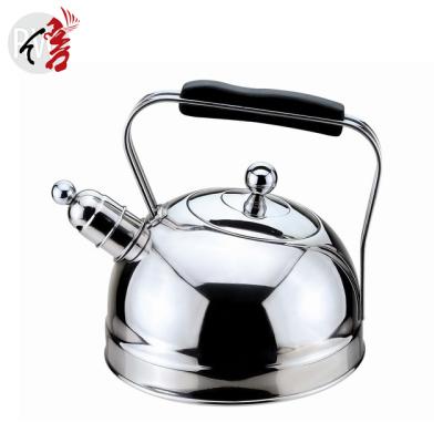 China Sustainable Kitchenware 2.5L Whistling Kettle With Stainless Steel And Nylon Handle for sale