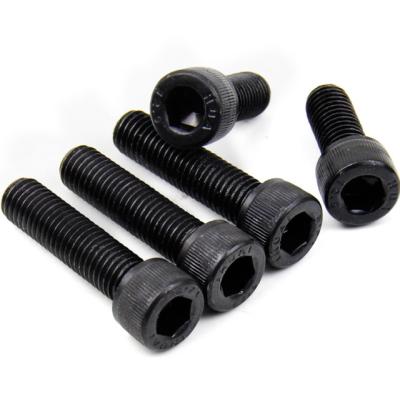 China High quality black stainless steel hex socket caphead screws with nuts for sale