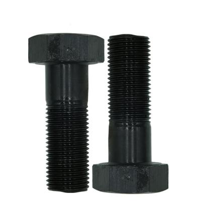 China Steel Black Oxid Hexagon Half Thread M6-M30 High Tensile Bolt DIN 931 for sale