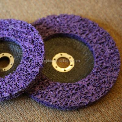 China Unique open structure and band purple 150mm/clean abrasive disc excellent for removing paint or rust off car panels for sale