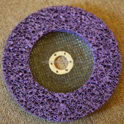 China Paint and Rust Removal Clean and Strip Abrasive Disc Paint and Rust Removal Disc 180mm Purple Color for sale