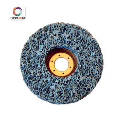 China High performance without damaging the original surfaces clean and strip blue abrasive disc, 115mm, rust and paint removal for metal surfaces for sale