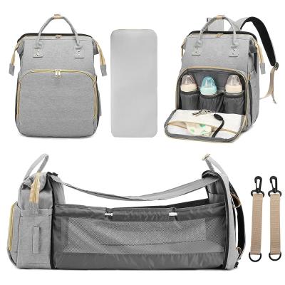 China With USB FREE SAMPLE Diaper Bag Backpack Diaper Bag With Changing Station Baby Diaper Bag For Boys Girls for sale