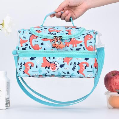 China Insulated Kids Lunch Bag Insulated Lunch Box Lunch Organizer Cooler Bento Bags for School Girls Boys Children Kids Student for sale