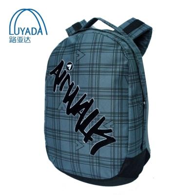 China Backpack Gingham Fabric Best Selling Children Plain School Satchel for sale