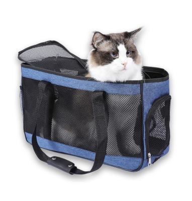 China Hot Selling Portable Portable Air Out Pet Carrier for Cats and Dogs Comfortable Pet Travel Carrier Bag for sale