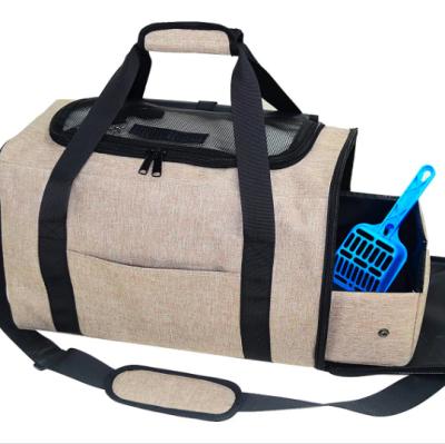 China Portable Hot Selling Portable Pet Carrier for Cats and Dogs Comfortable Pet Travel Carrier Bag for sale