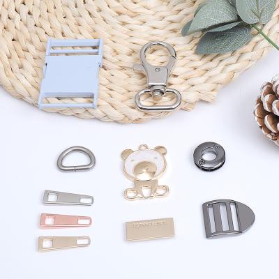 China Fashion Hardware Metal Custom Accessories Bag Fashion High Quality Metal Ring Snap Parts for sale