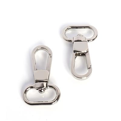 China Wholesale Waterproof Antioxidant Factory Metal Bag Hook Key Ring Buckle Zinc Coupling Rotary Spring Hook for sale