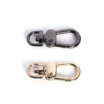 China Customized Lanyard Dog Leash Zinc Alloy Waterproof And Antioxidant Metal Purse Spring Hook Rotary Manufacturer for sale