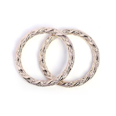 China Fashion Factory Wholesale Metal Ring Buckle Custom Round Buckle For Bags for sale