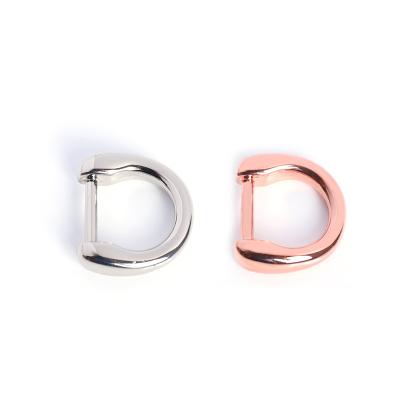 China Customized Wholesale Hot Sale Fashion Metal D Buckle For Strap Hardware Accessories for sale