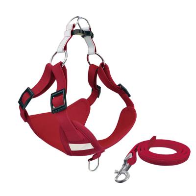 China High Quality Viable Low MOQ Mix Color Pet Dog Harness Adjustable Training Harness Leash for sale