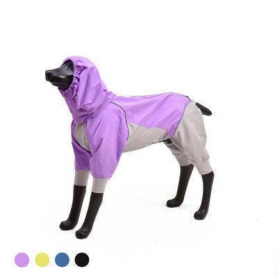 China Sustainable Hot Selling Life Large Dog Waterproof Soft Raincoat In Four Seasons Rainproof Jacket for sale