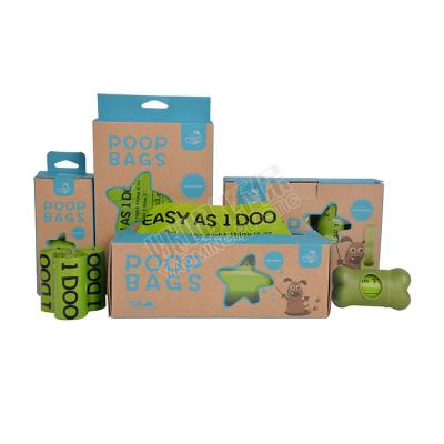 China Sustainable Customized Disposable Eco Friendly Color HDPE Poop Dog Take Out Bags for sale