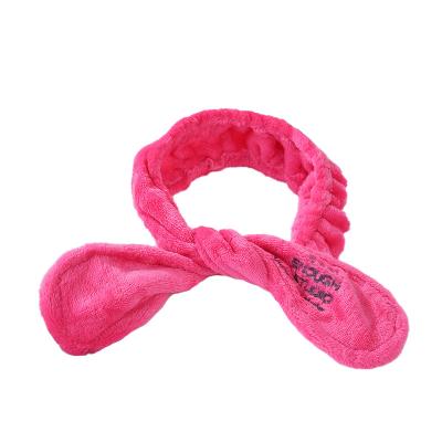 China Glowing Bunny Rabbit Ear Party Led Headband Baby Face Wash And Make Up Headband Baby Bows Cotton Headbands for sale