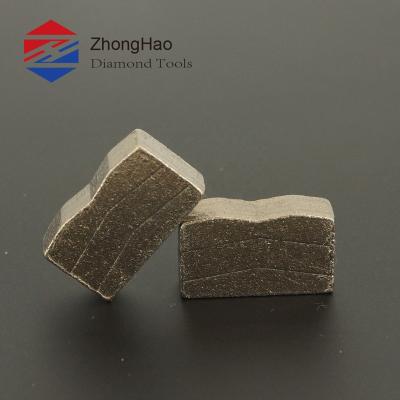 China Cut Hard Granite Lathe Tools Multi Segment Granite Saw Diamond Segments For Hard Granite for sale